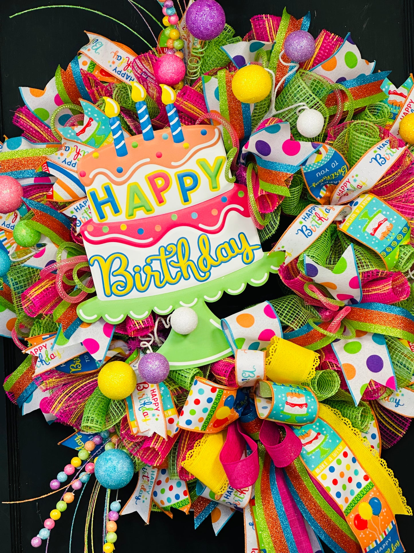 Happy Birthday Wreath