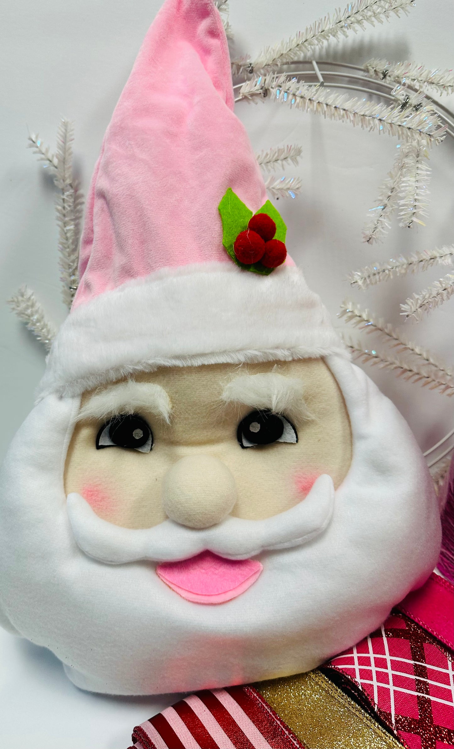Party Kit - Pink Santa DIY Wreath
