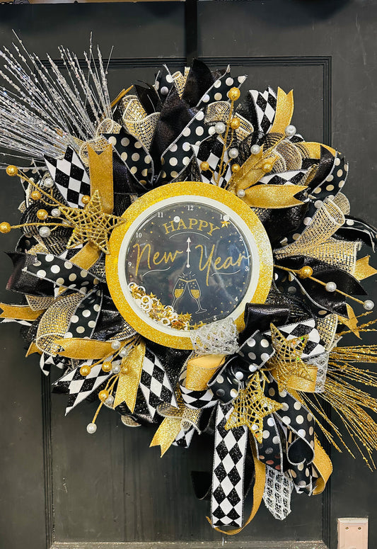 Wreath Kit - Happy New Year! DIY Wreath Kit