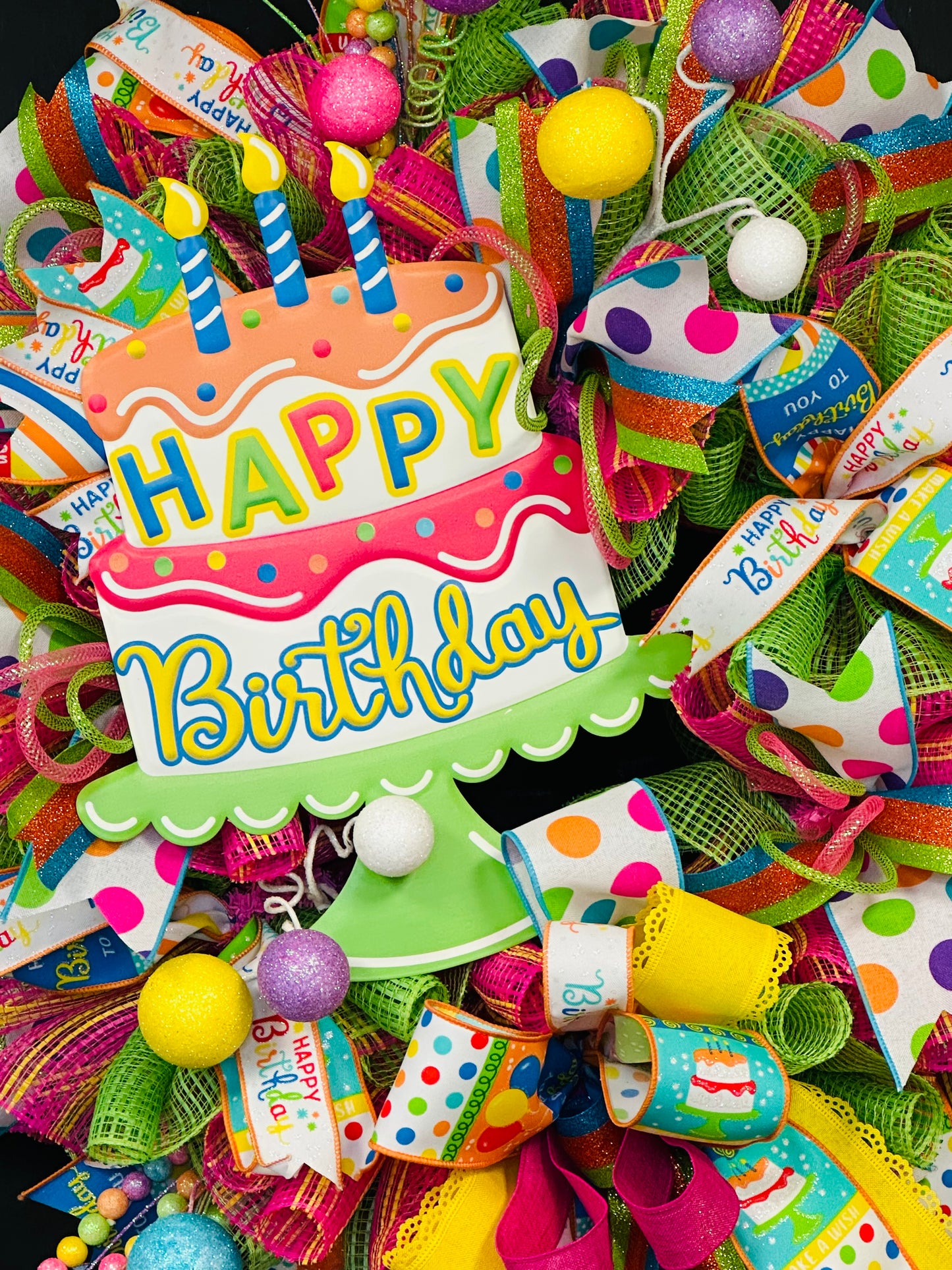 Happy Birthday Wreath