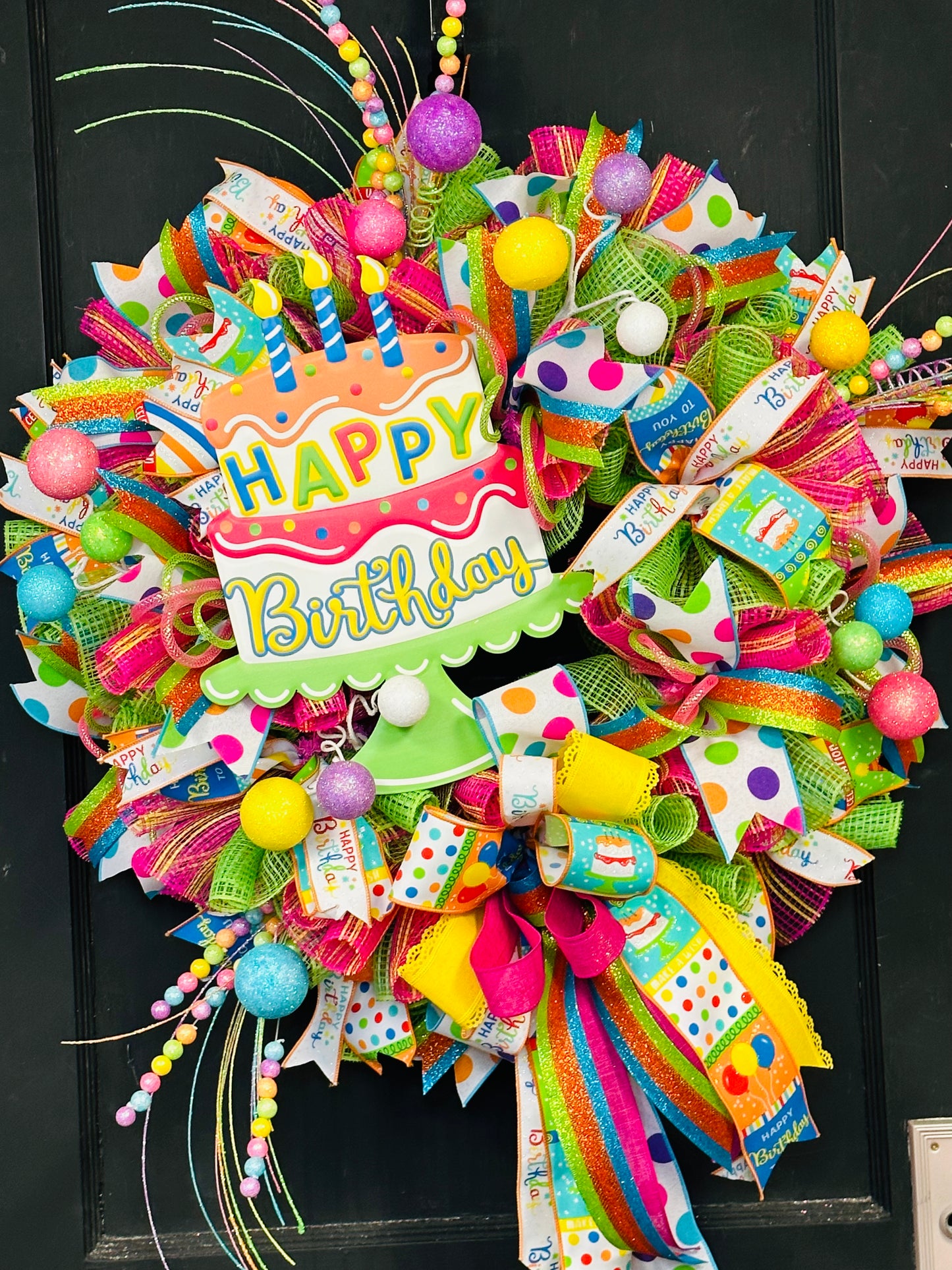 Happy Birthday Wreath
