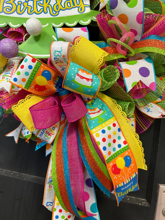 Happy Birthday Wreath