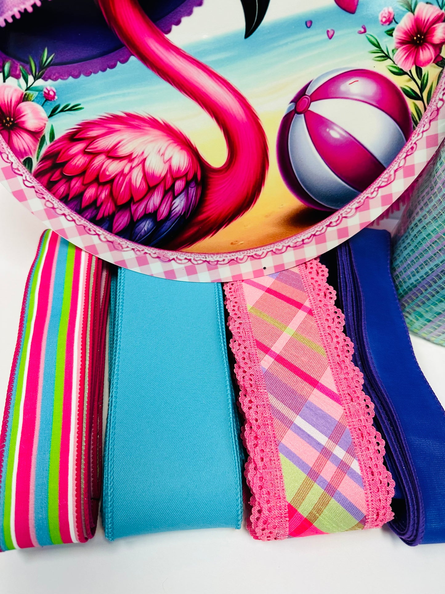 Hello Summer Flamingo DIY Wreath Kit