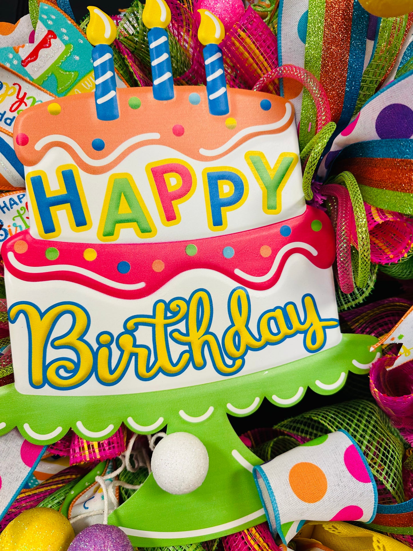 Happy Birthday Wreath