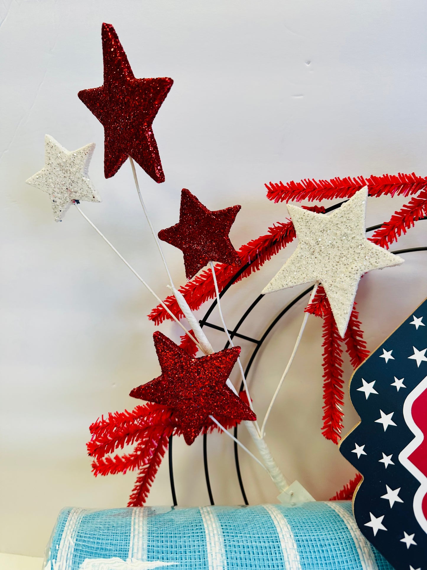 God Bless America Patriotic DIY Wreath Kit