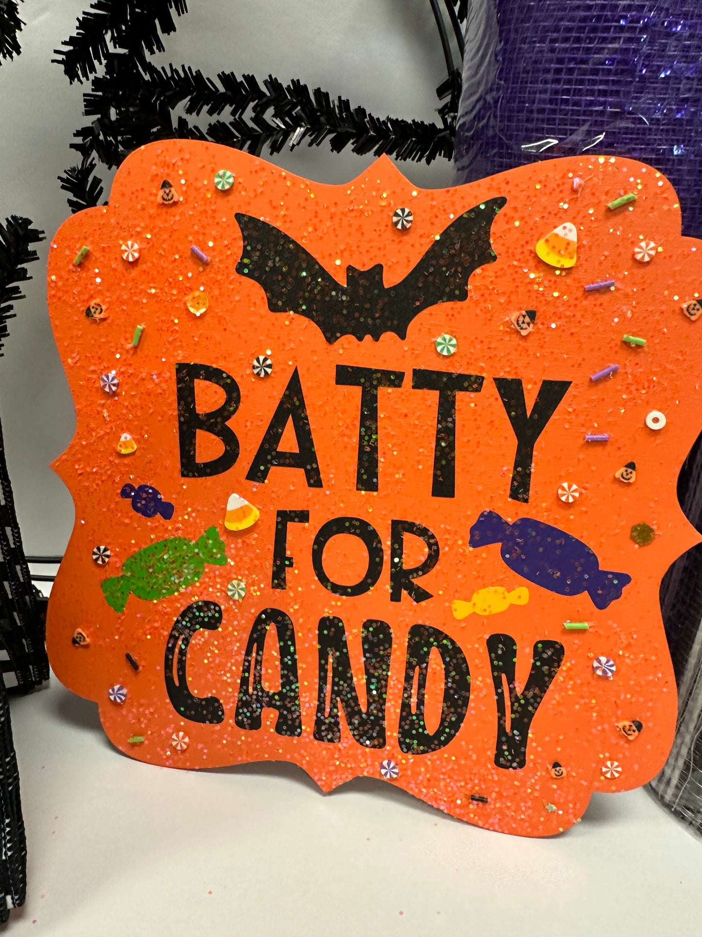 Wreath Kit - Batty for Candy Halloween DIY Wreath Kit