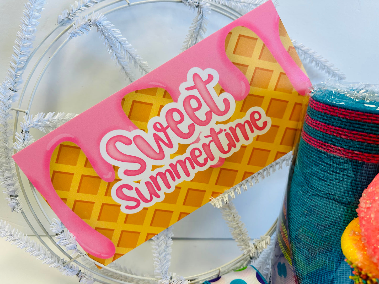 Sweet Summertime Ice Cream Wreath Kit