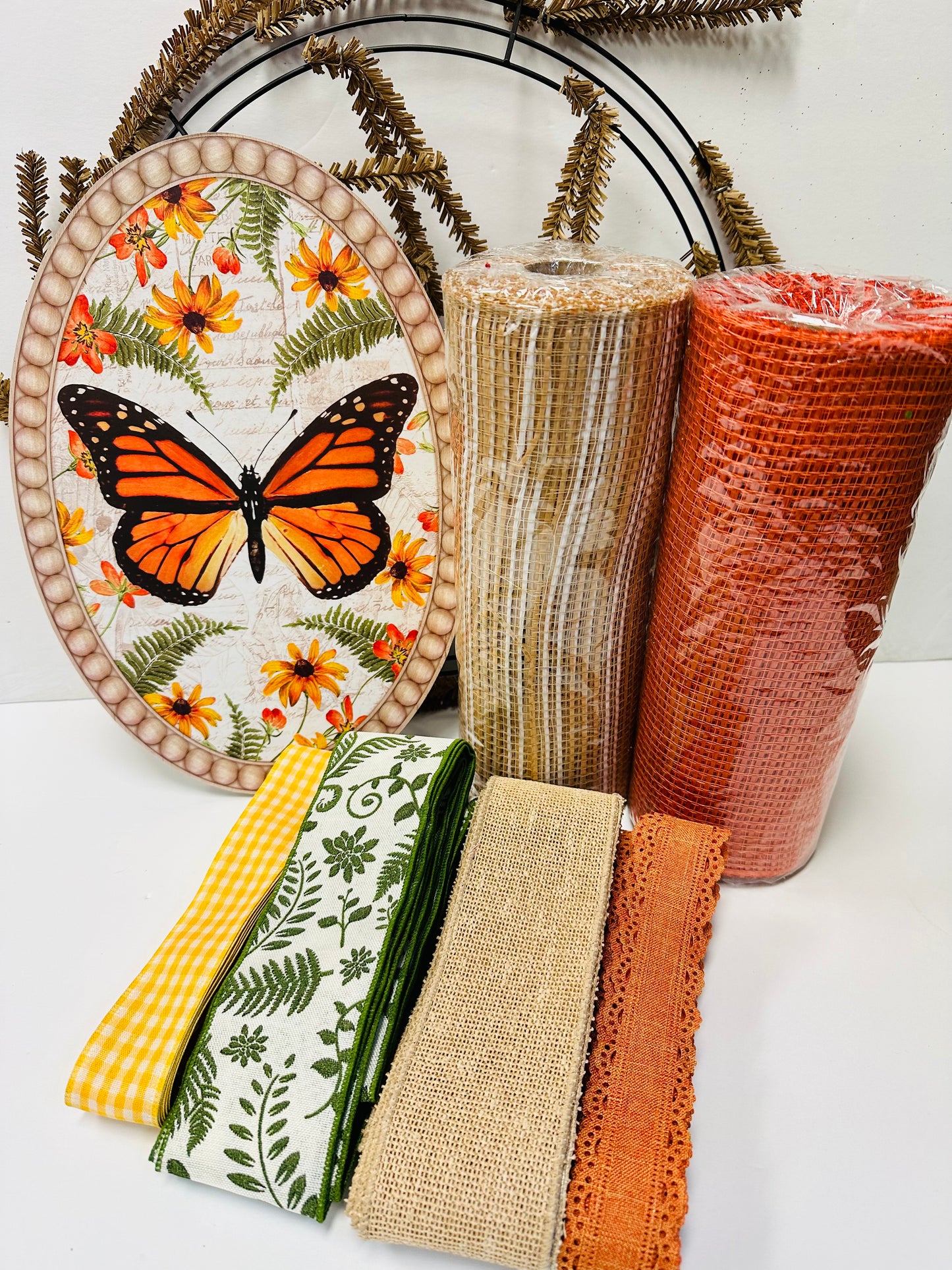 Party Kit - Butterfly Spring/Summer Everyday DIY Wreath