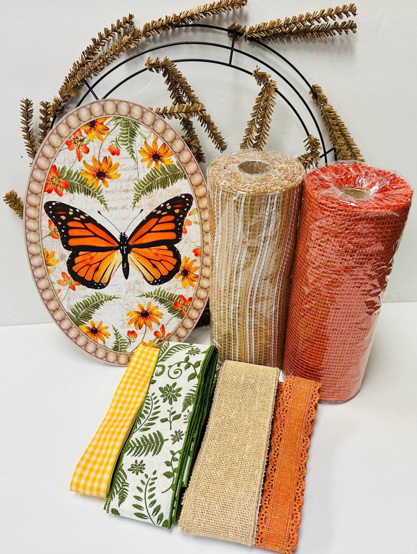 Party Kit - Butterfly Spring/Summer Everyday DIY Wreath
