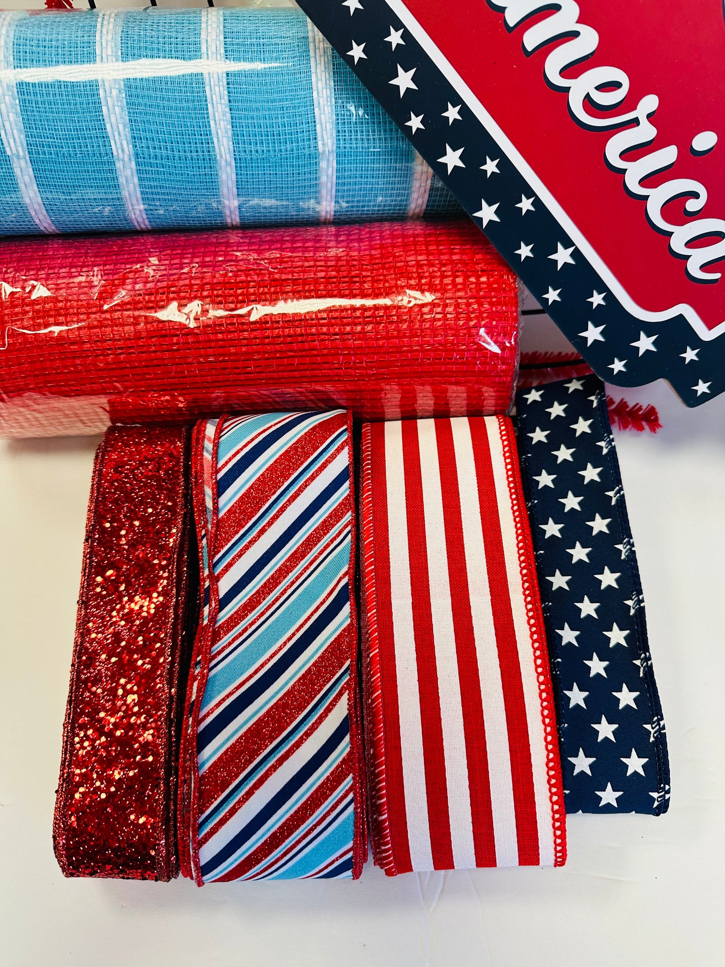 God Bless America Patriotic DIY Wreath Kit
