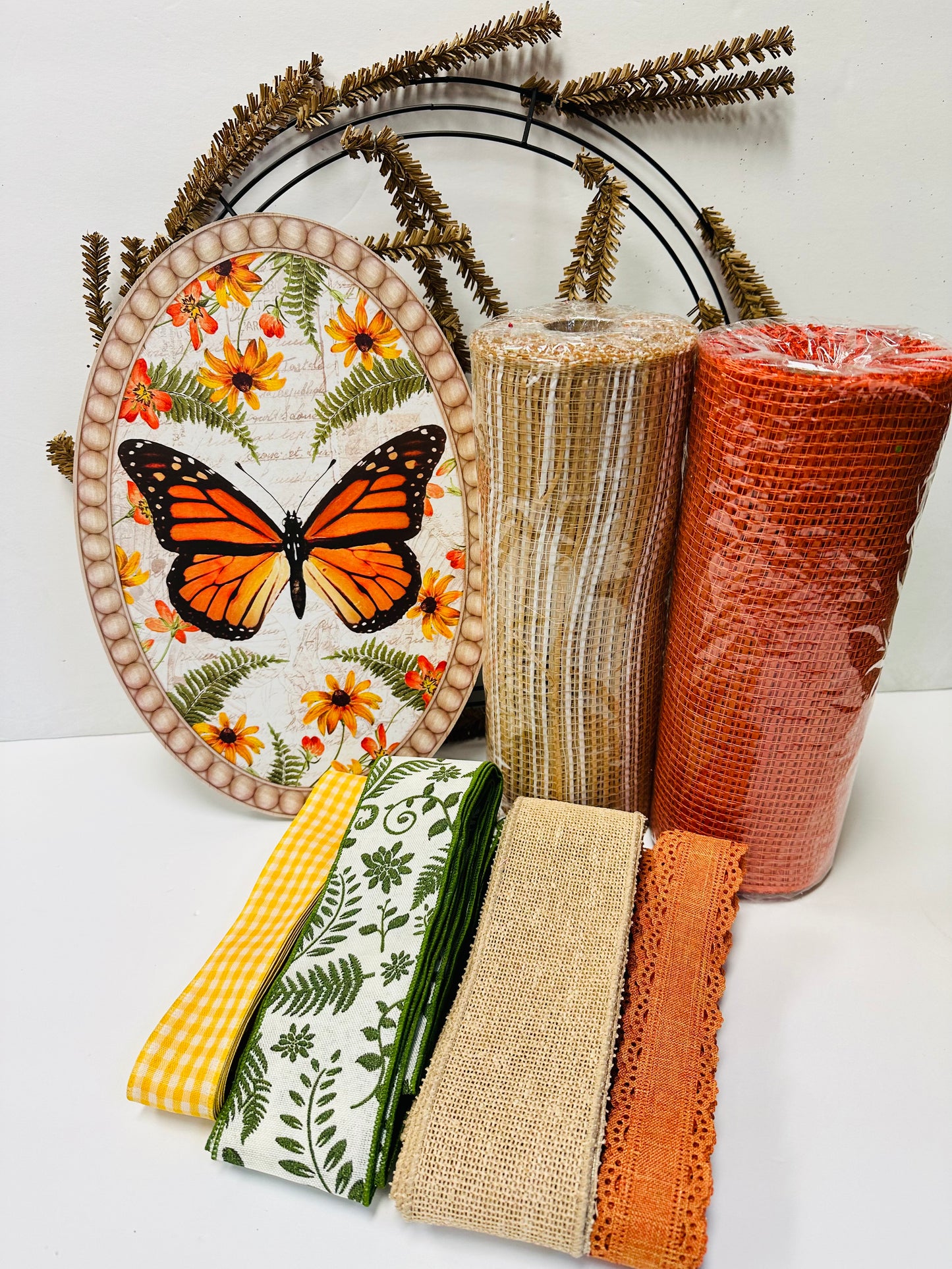 Party Kit - Butterfly Spring/Summer Everyday DIY Wreath
