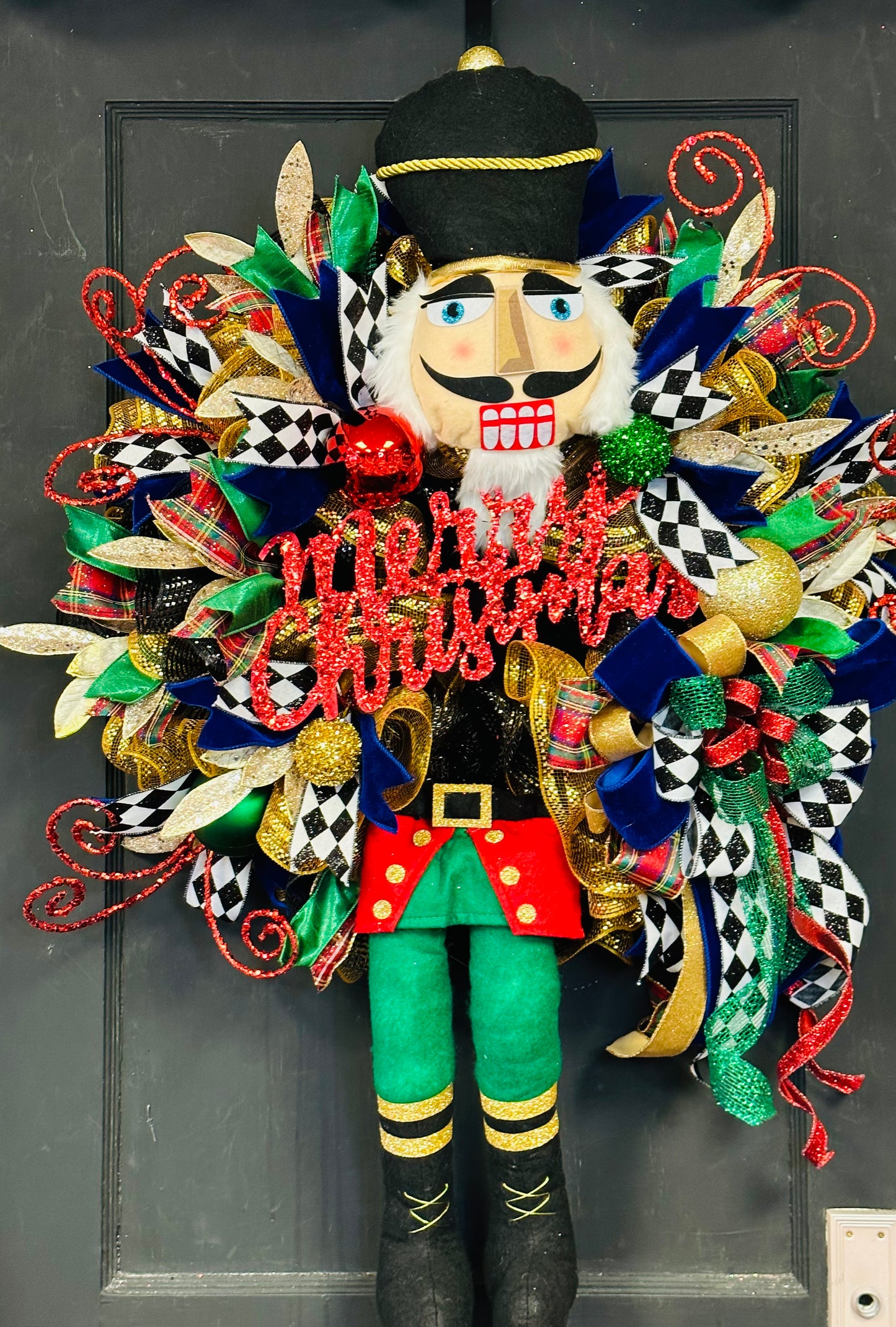 Plush Nutcracker DIY Wreath Kit