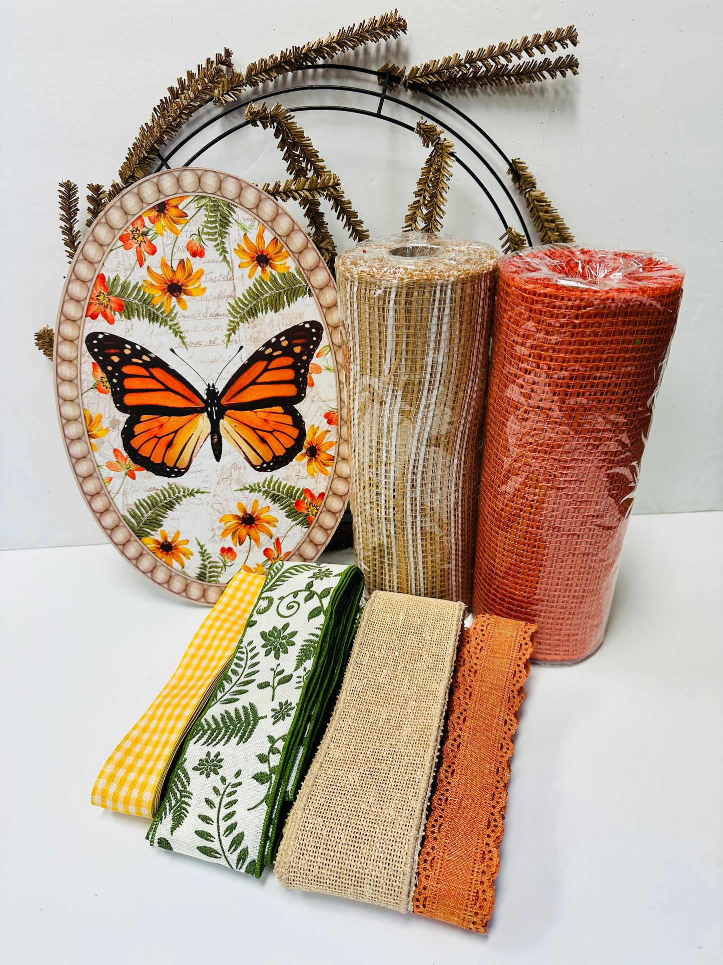 Party Kit - Butterfly Spring/Summer Everyday DIY Wreath