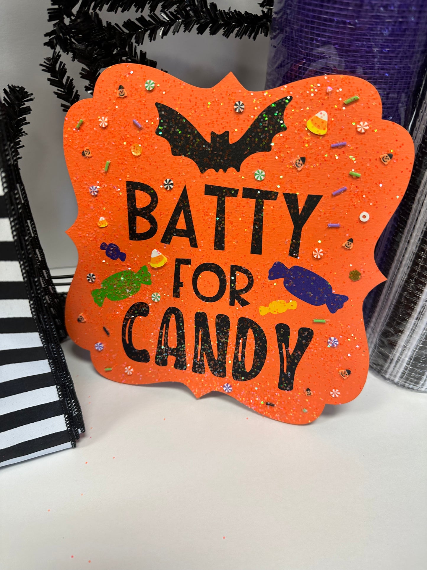 Wreath Kit - Batty for Candy Halloween DIY Wreath Kit