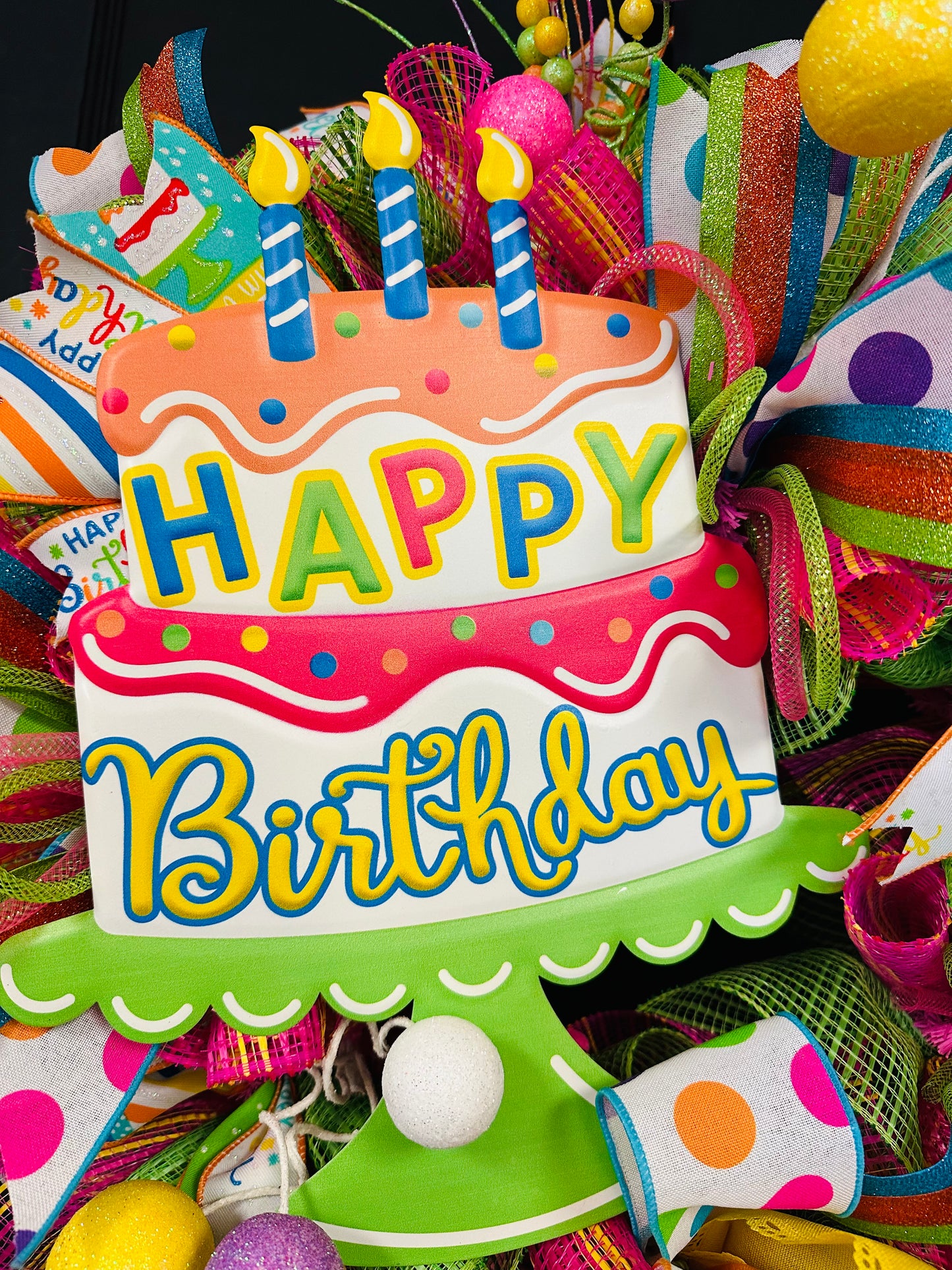 Happy Birthday Wreath