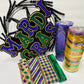 Mardi Gras (lg sign) DIY Wreath Kit