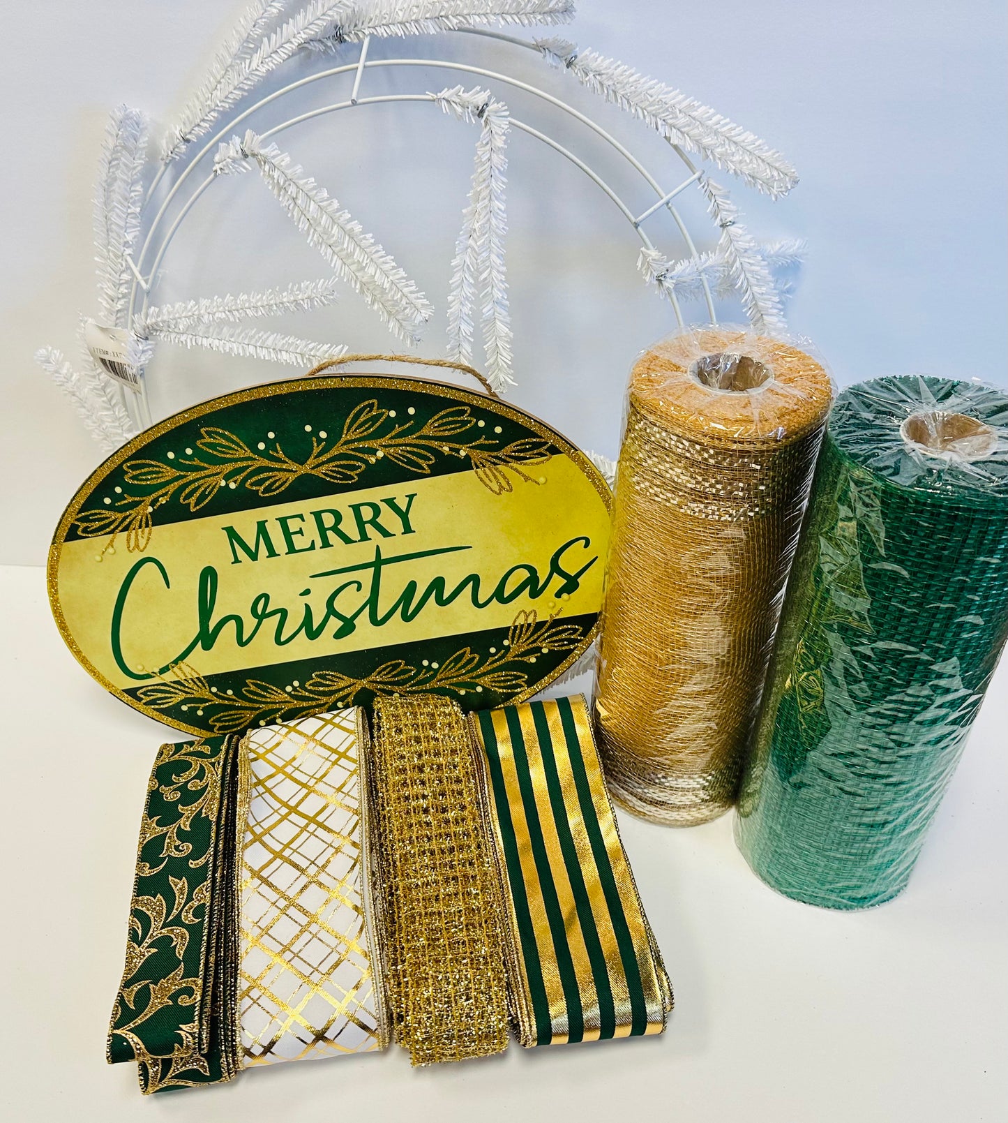 Party Kit - Green & Gold Classic Christmas DIY Kit