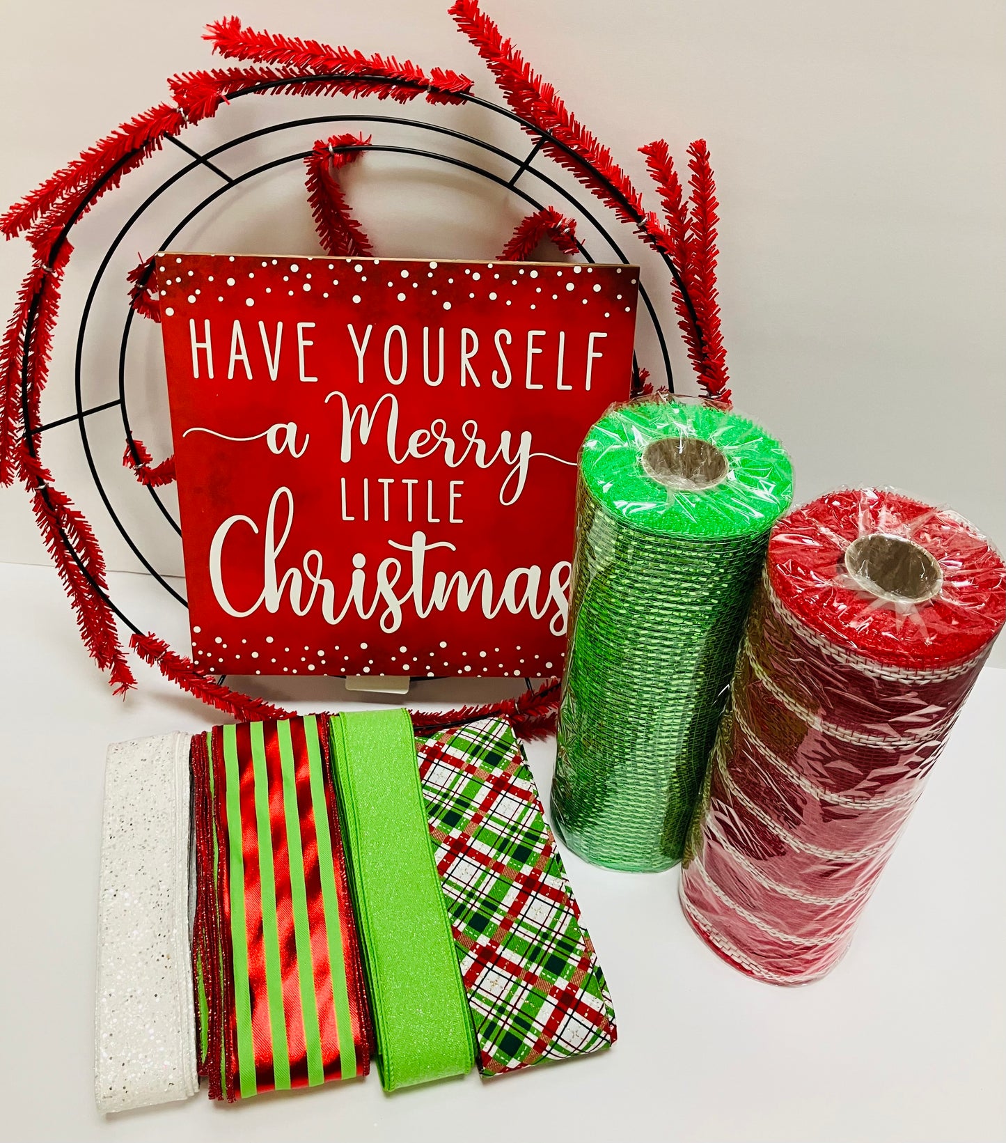 Have Yourself a Merry Little Christmas DIY Winter Wreath Kit