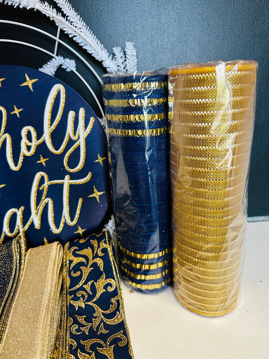 NEW O, Holy Night Christmas Spiritual Wreath Kit