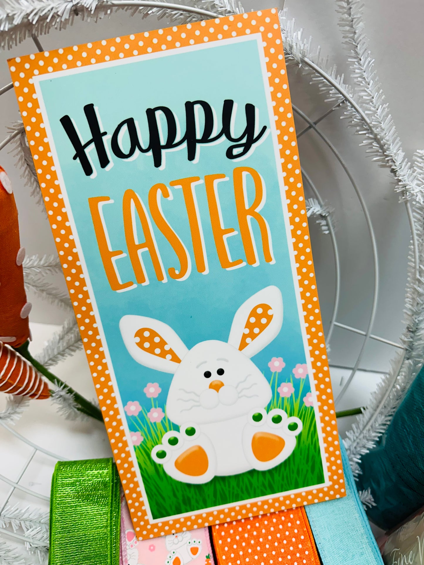 Party Kit - Happy Easter (Teal & Orange) Spring DIY Kit