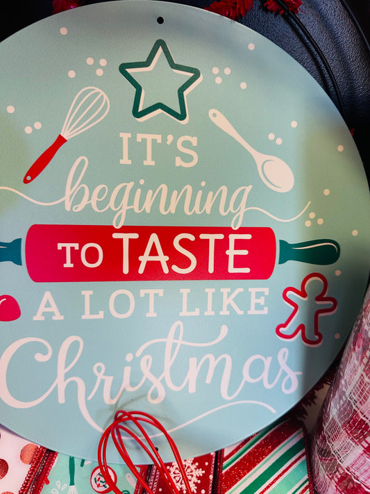 It's Beginning to Taste a Lot Like Christmas Holiday DIY Wreath Kit