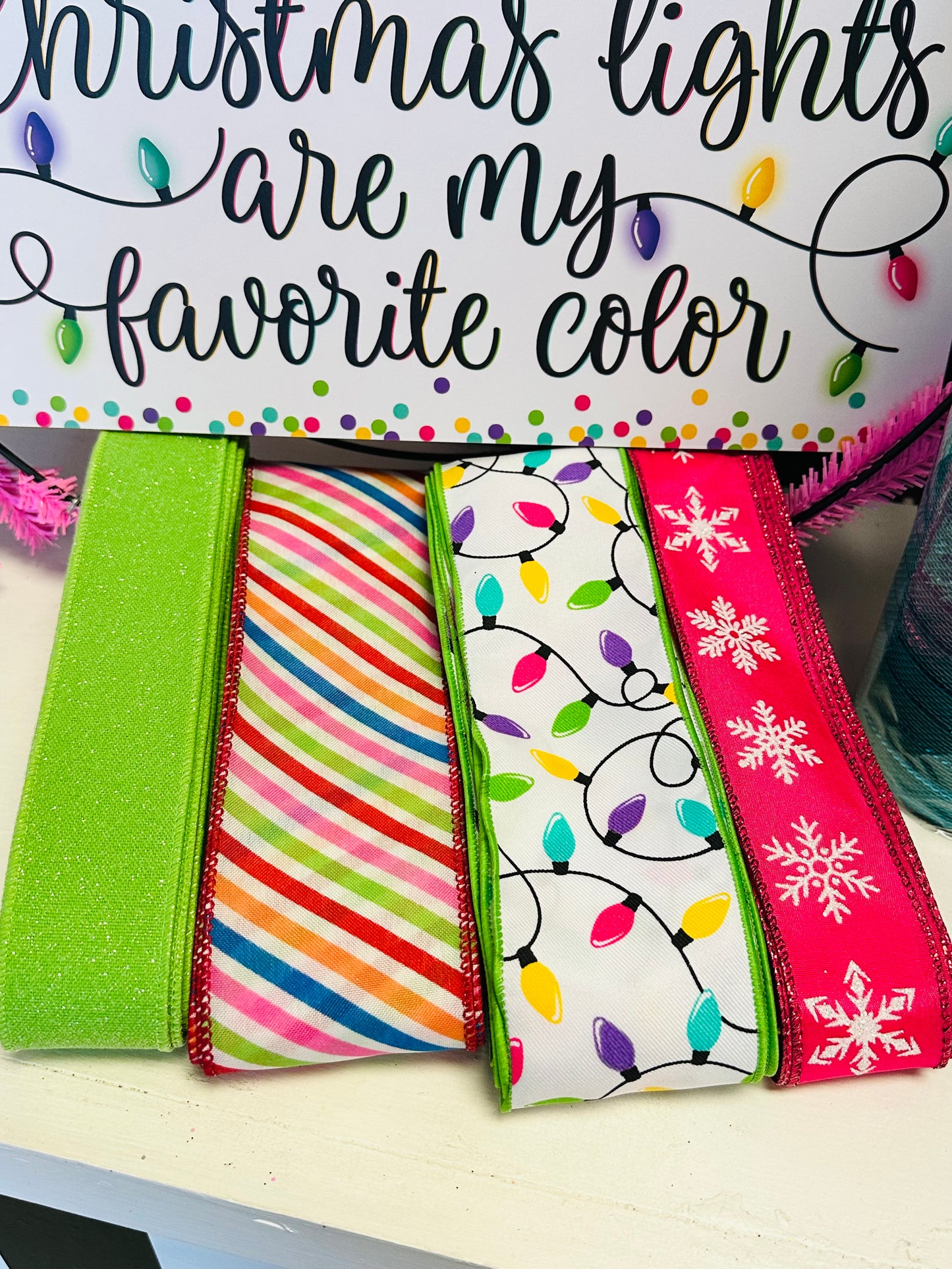 Christmas Lights DIY Wreath Kit