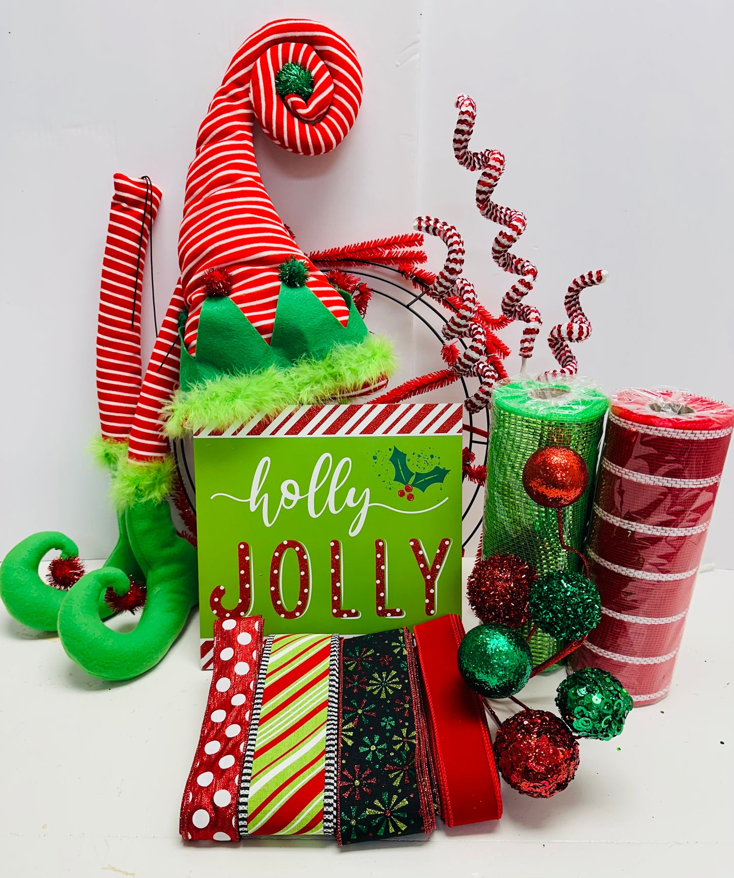 Party Kit - Holly Jolly Elf Christmas DIY Kit