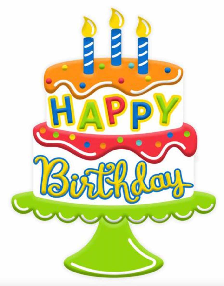 14.5"H x 11"L Metal Birthday Cake Sign