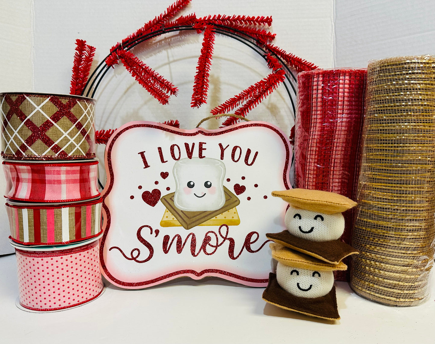I Love You S'more DIY Wreath Kit