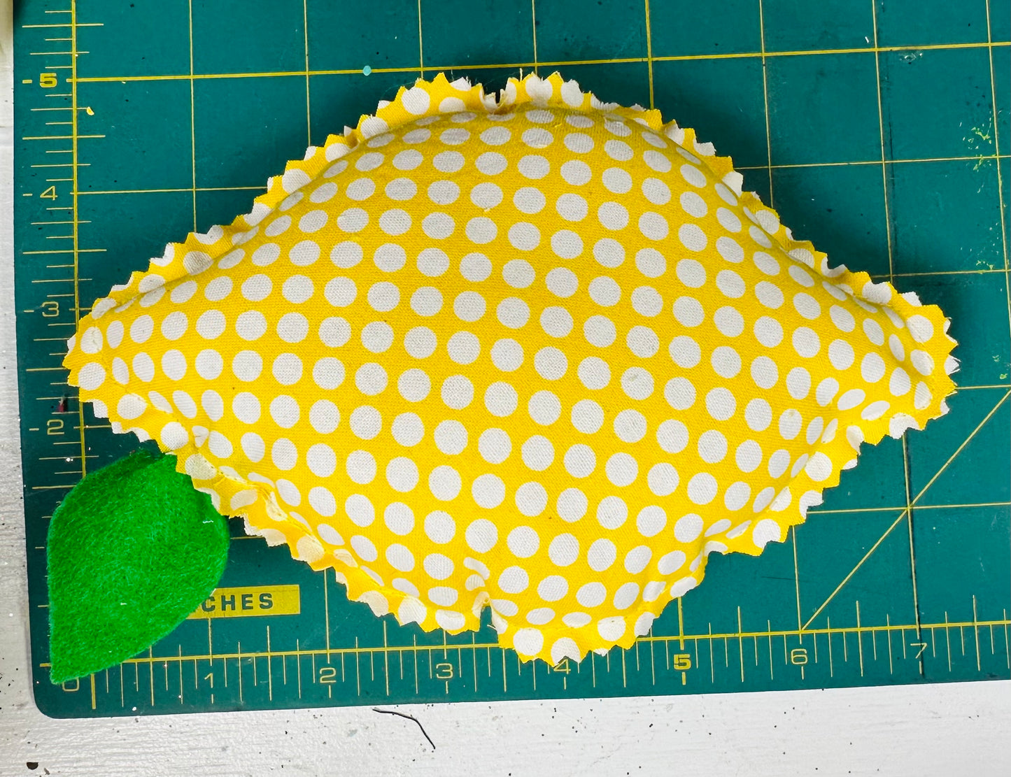 Set of 3 Plush Lemons Wreath Attachment