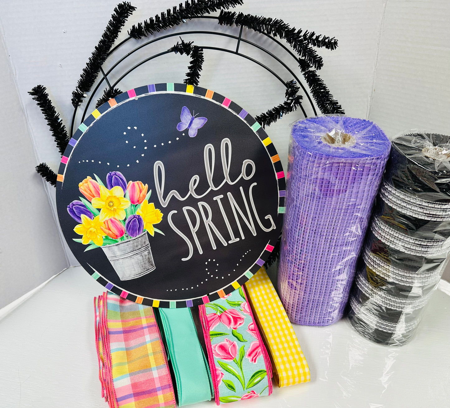 Wreath Kit - Hello Spring