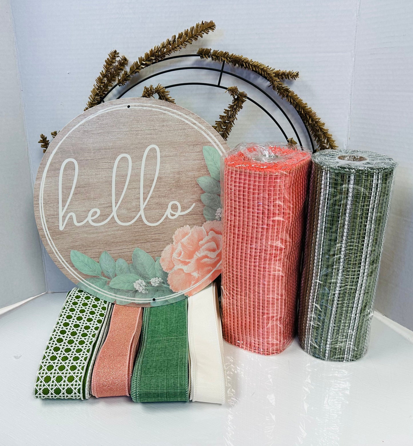 Wreath Kit - Hello