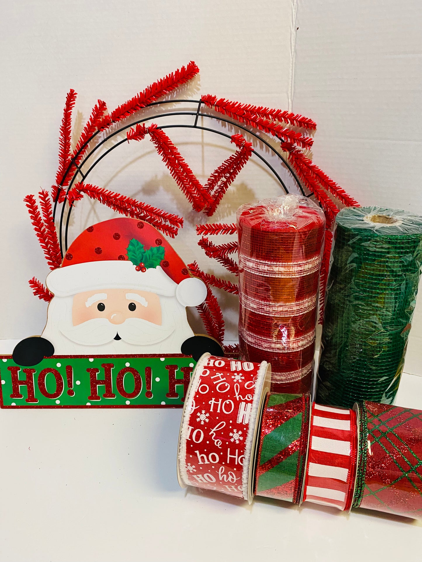 Party Kit - Ho Ho Ho Santa Christmas Winter Holiday DIY