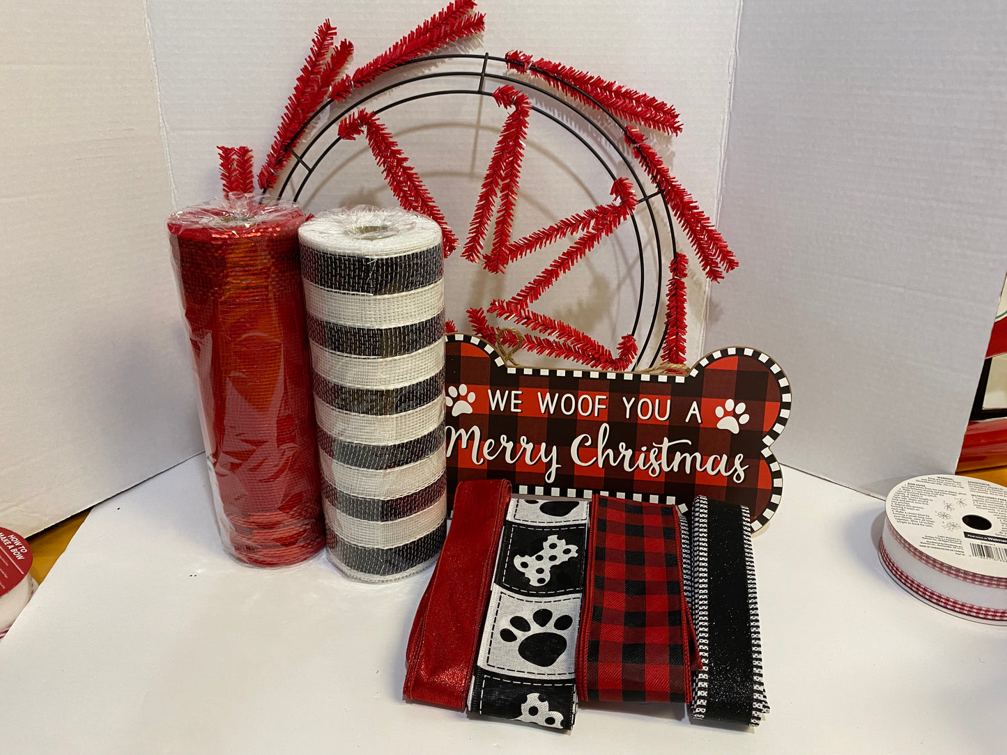 Party Kit - We Woof You a Merry Christmas Winter Holiday DIY