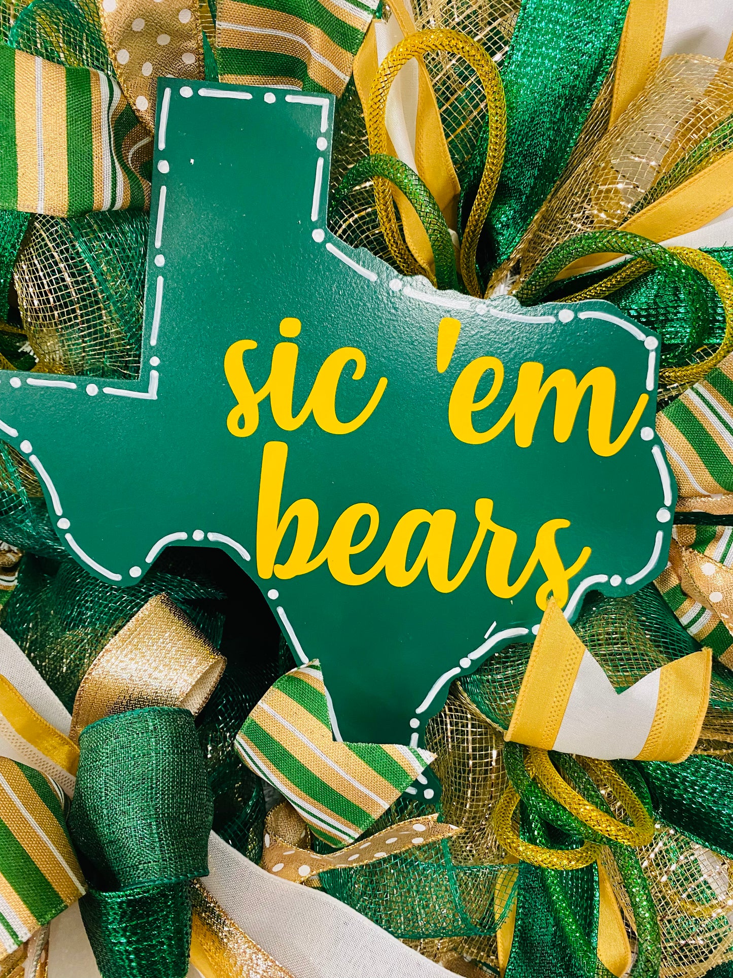Party Kit - Baylor Sic 'Em Bears Wreath Kit DIY