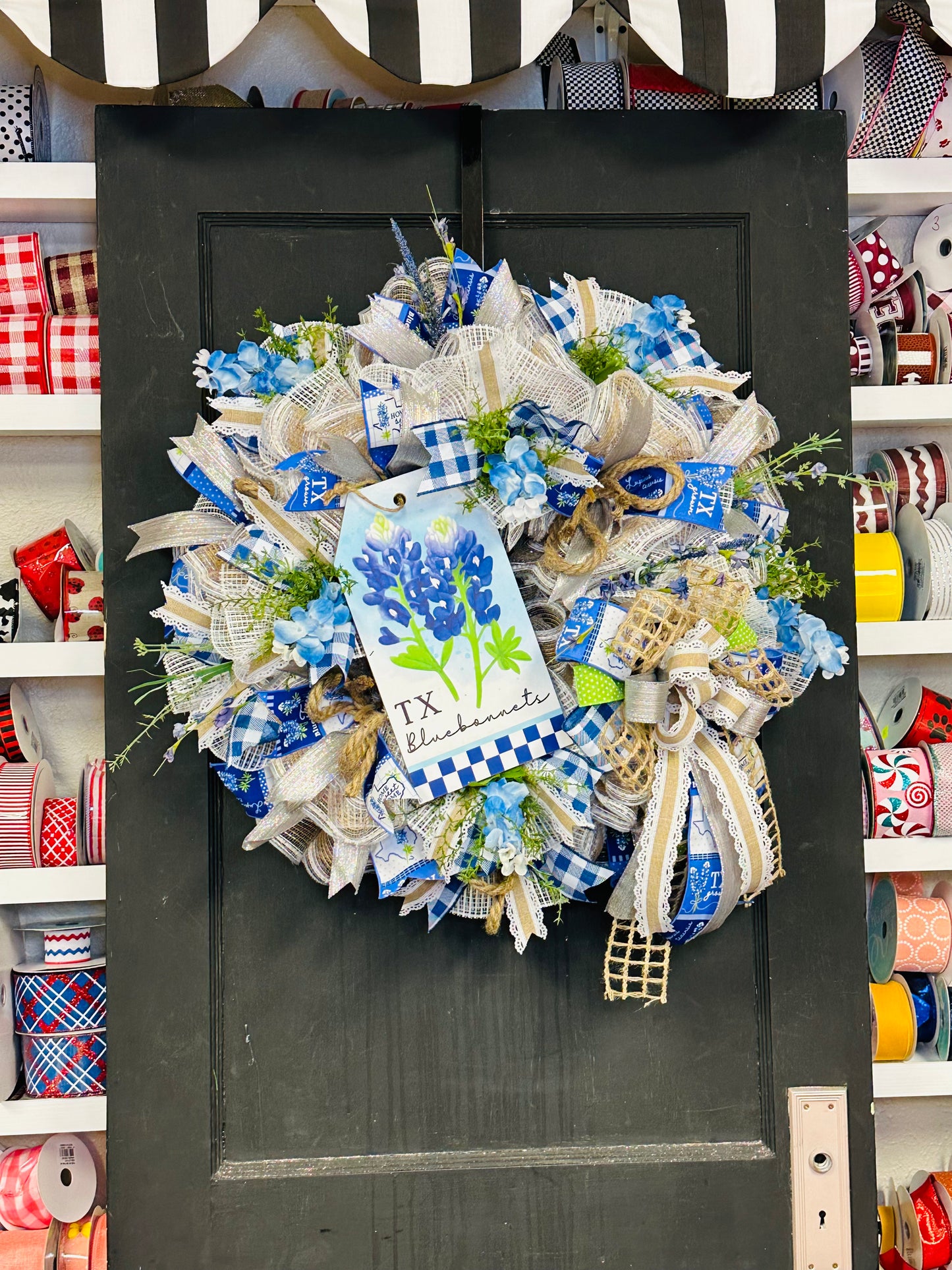 Texas Bluebonnet Wreath