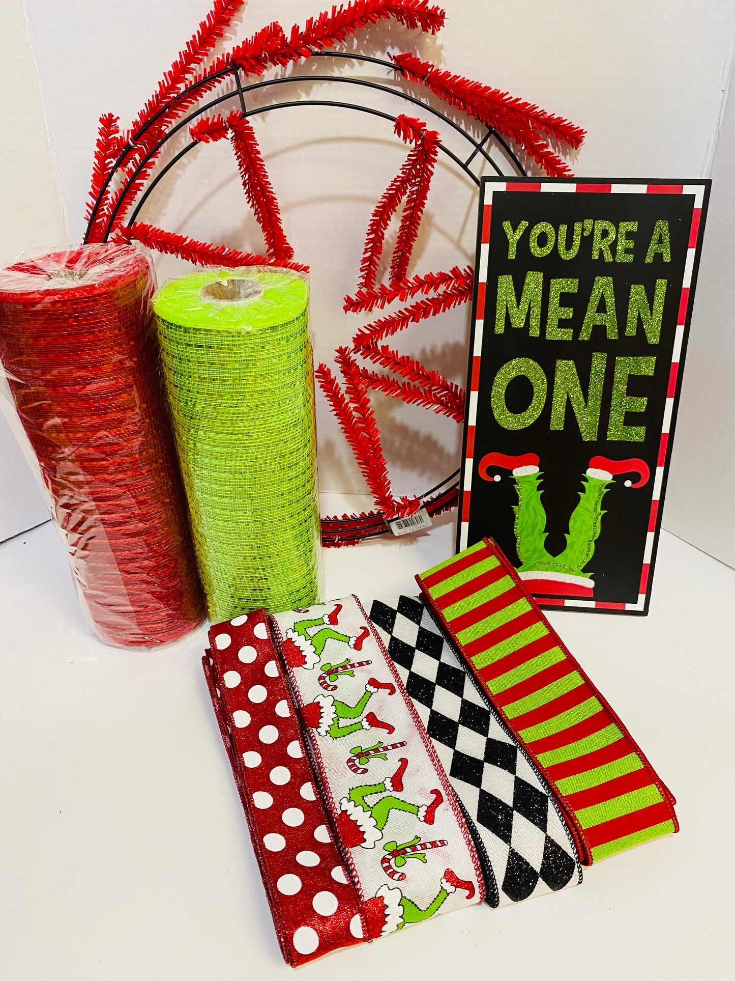 Party Kit - You're a Mean One Christmas Winter Holiday DIY