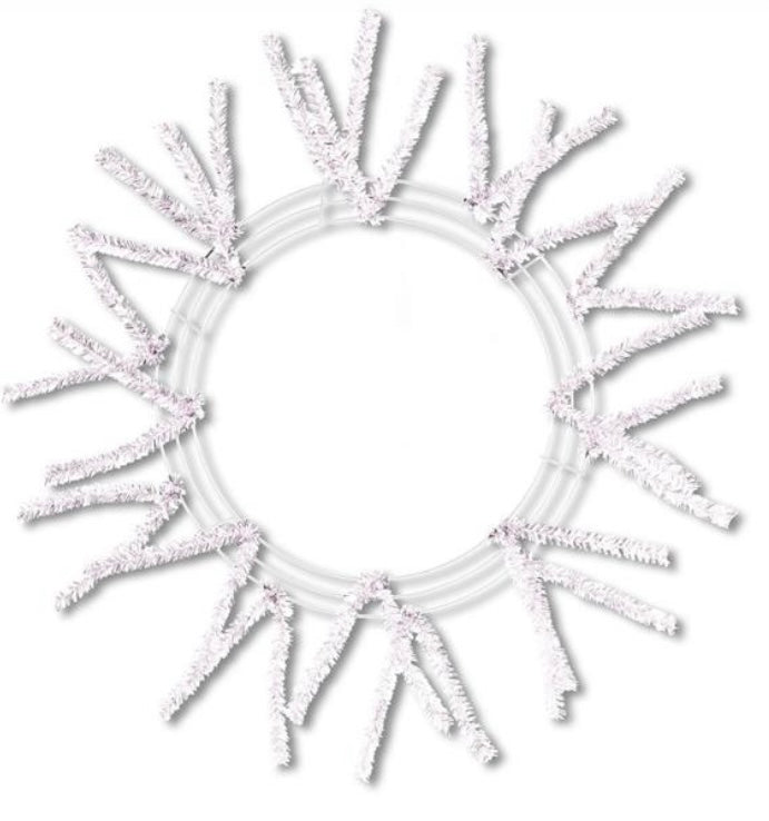 15" White Wire Pencil Work Form