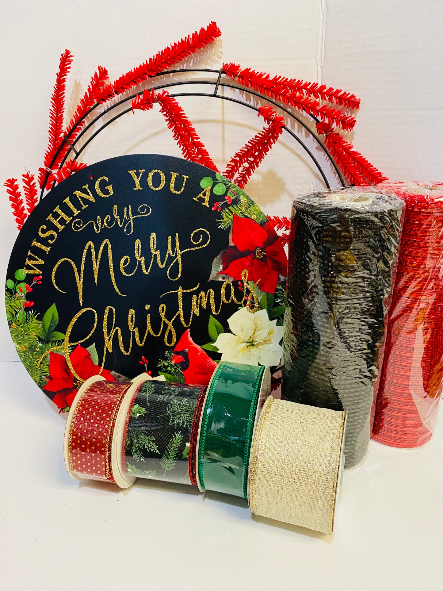 Party Kit - Wishing You a Very Merry Christmas Winter Holiday DIY
