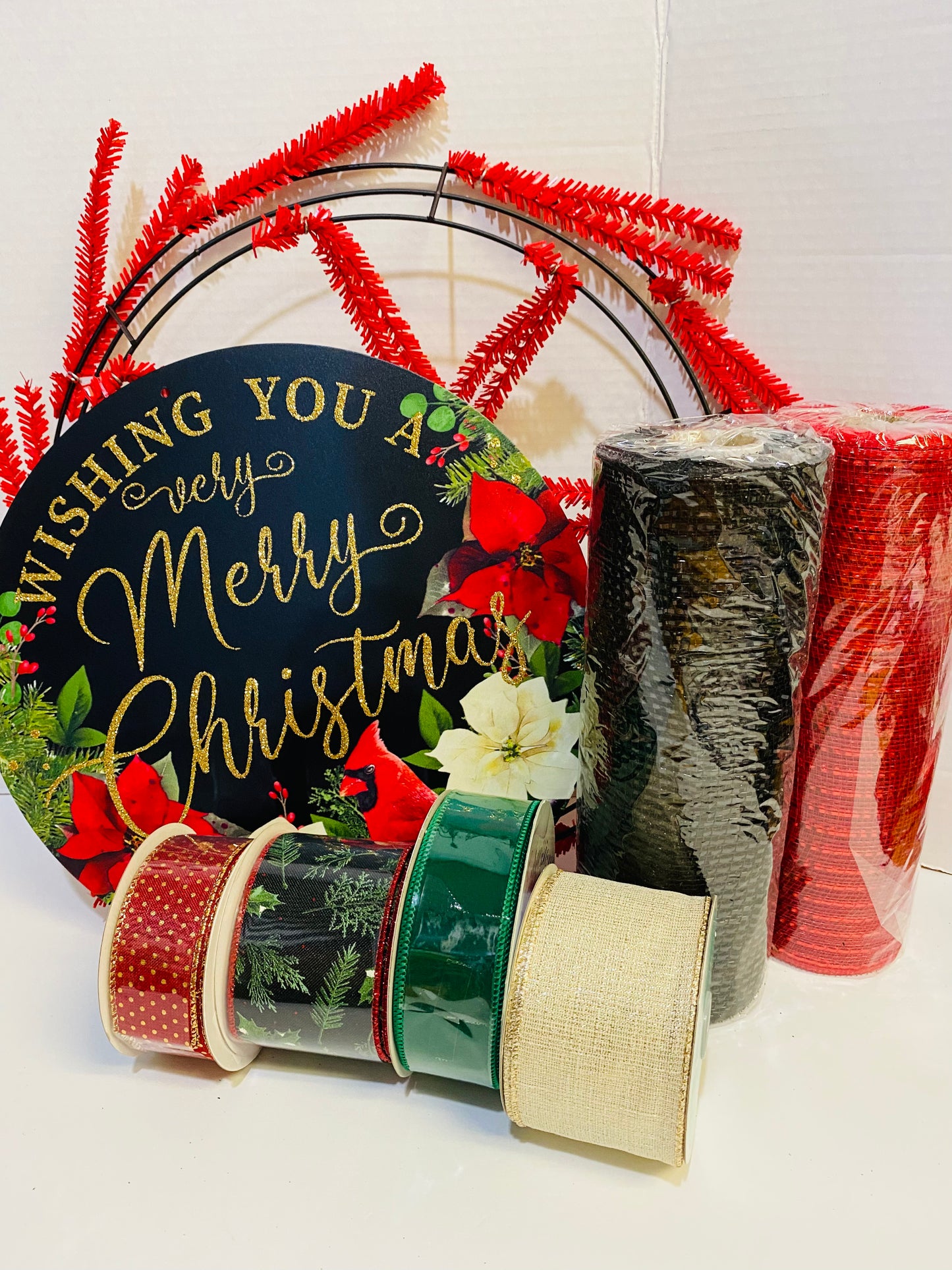 Party Kit - Wishing You a Very Merry Christmas Winter Holiday DIY
