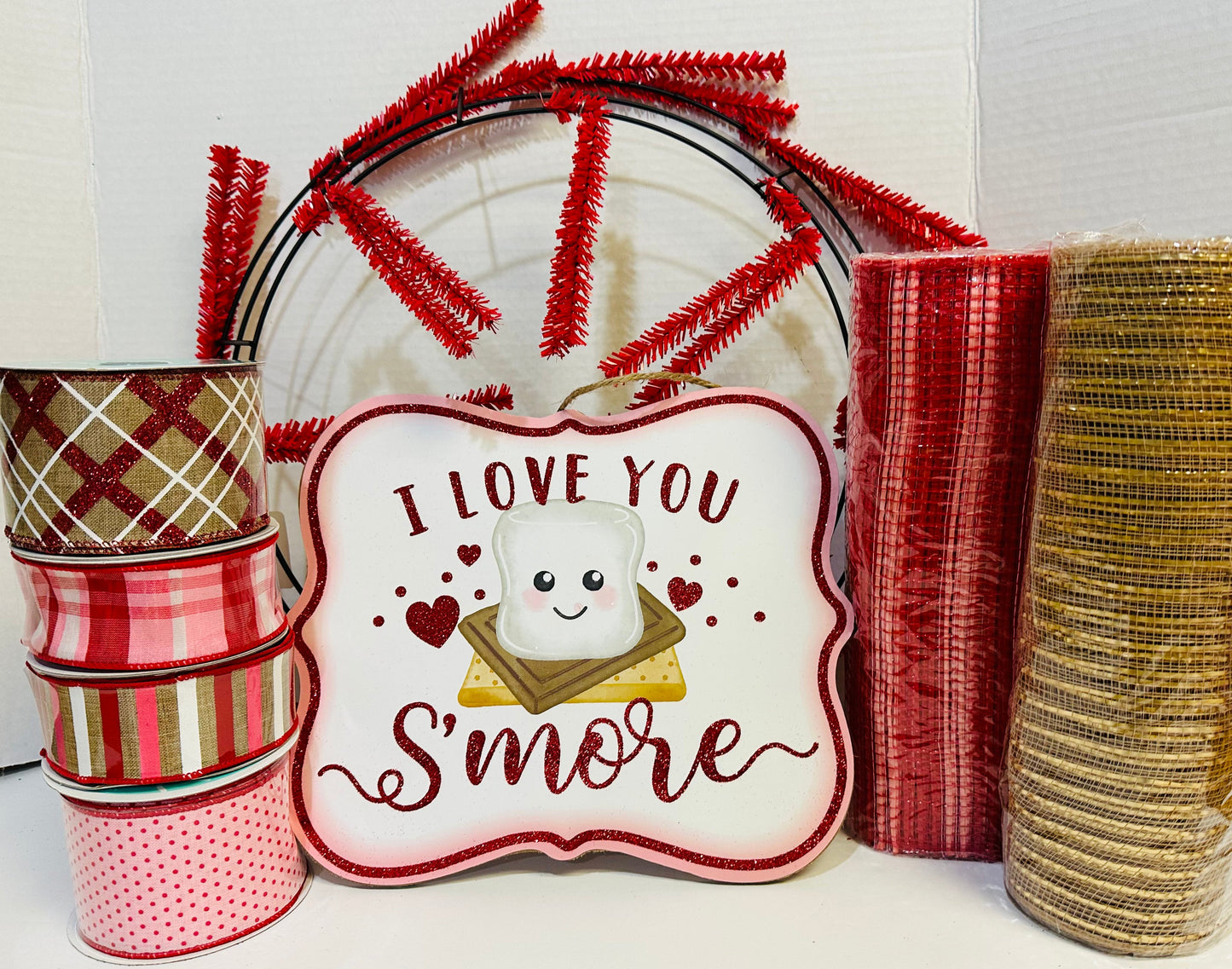 I Love You S'more DIY Wreath Kit