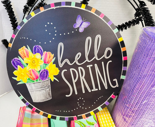 Wreath Kit - Hello Spring
