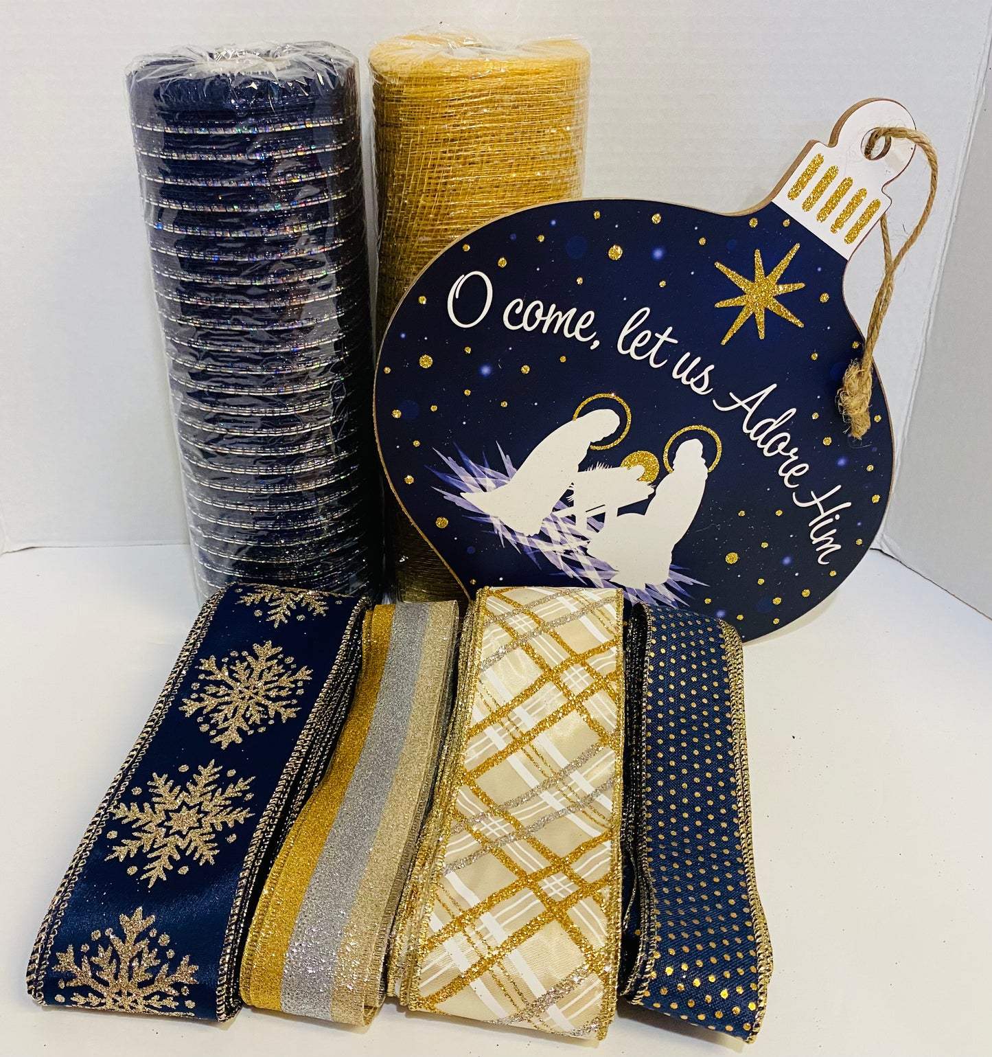 Wreath Kit - Oh Come, Let Us Adore Him