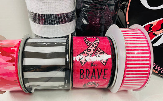 Party Kit - Hope Breast Cancer Wreath (Hebrews 6:19)