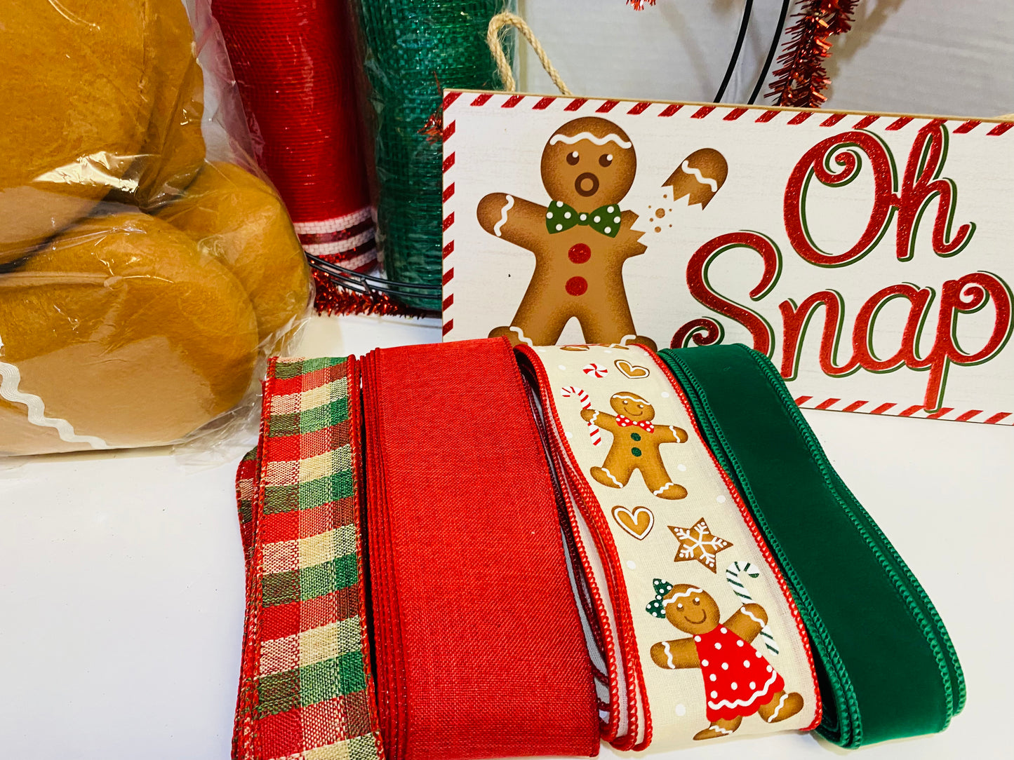 Party Kit - Oh Snap! Gingerbread Christmas Winter Holiday DIY