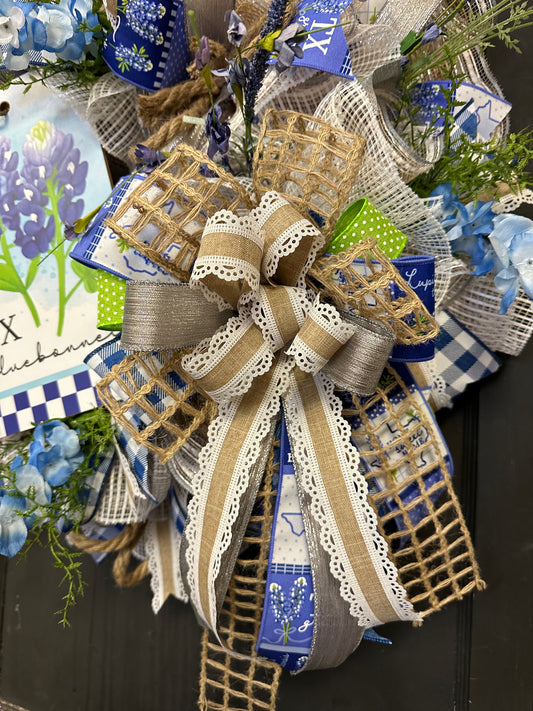 Texas Bluebonnet Wreath