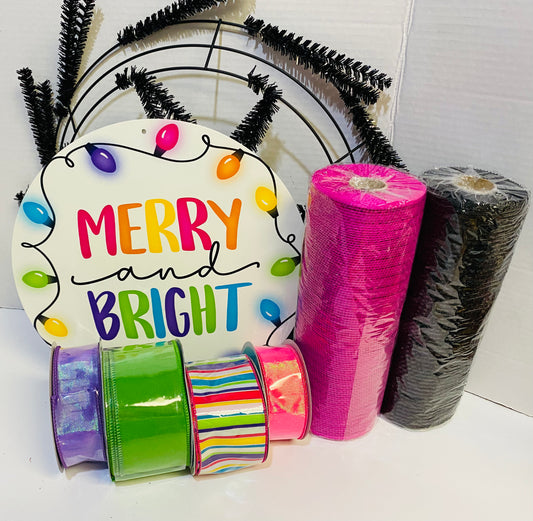 Party Kit - Merry & Bright Christmas Lights