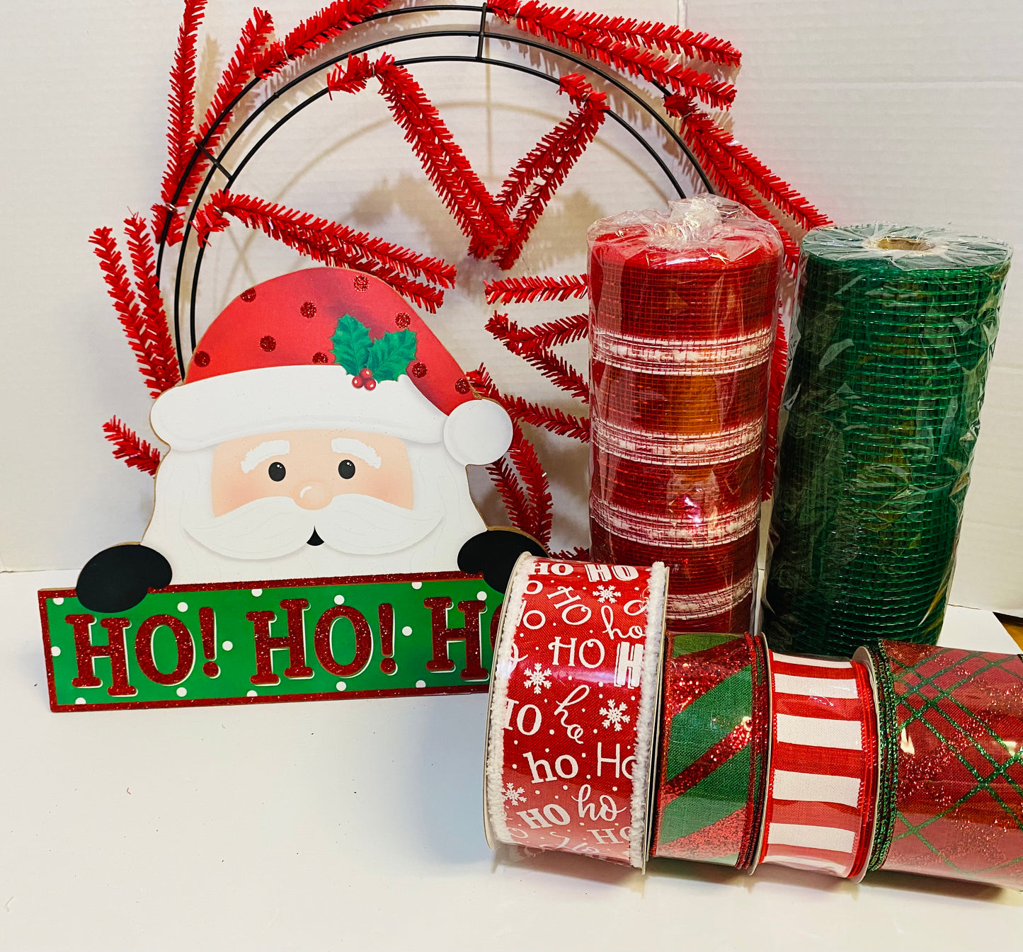 Party Kit - Ho Ho Ho Santa Christmas Winter Holiday DIY