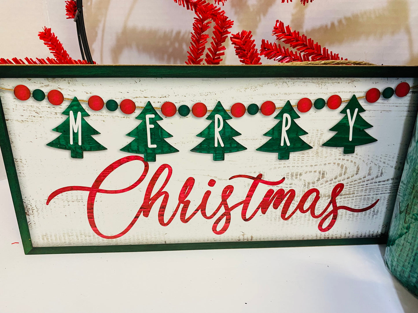 Party Kit - Merry Christmas Farmhouse Style Winter Holiday DIY