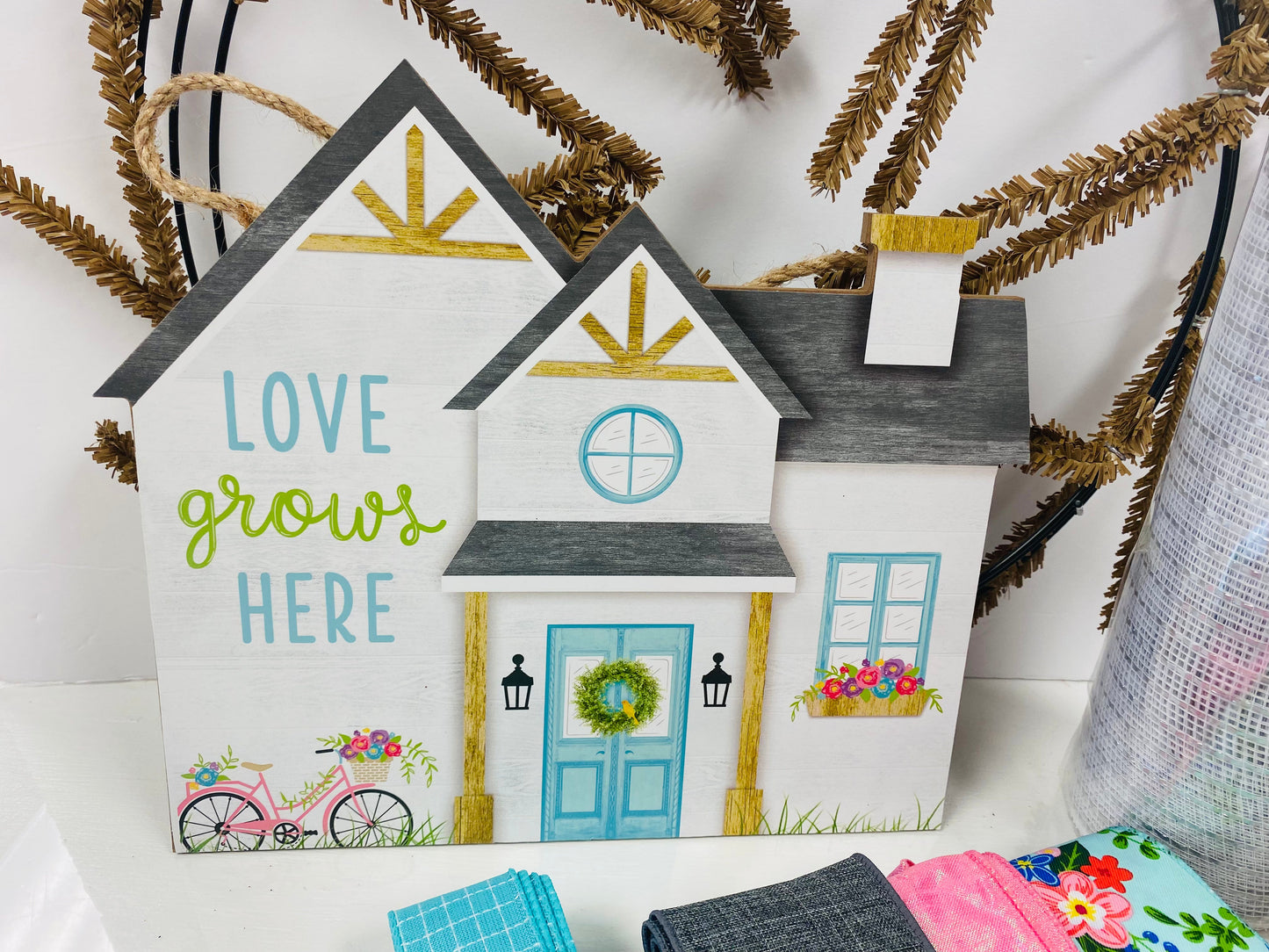 Party Kit - Love Grows Here Everyday Wreath Kit